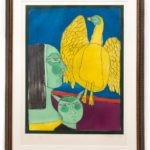 Yellow Bird, 1978, etching printed in colors, edition 22/25, 25 1/2 