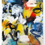 What Was Said, acrylic on canvas, 36 