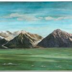 Glacier Bay 2019, oil on canvas, Artwork: 48 x 56 in. 
