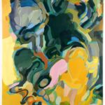 Everything Is Golden Here, 2022, oil on canvas, Canvas: 34 x 27 in. 