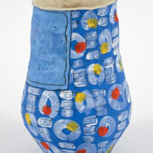 Bus Stop Blues Vase