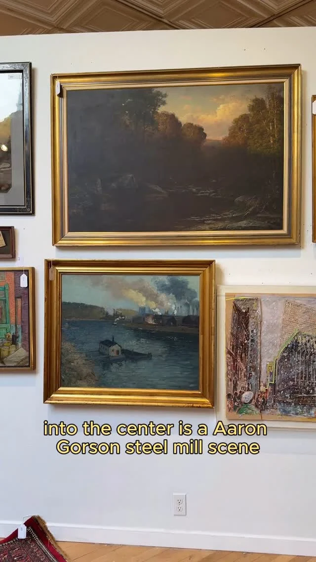 Our Auction Manager, Seth, gives us a panoramic view of 100 Years of Western PA Art that we will be offering at auction on NEXT SATURDAY June 7th 🌟

From George Hetzel to Aaron Gorson, and Samuel Rosenberg to Bob Qualters… you can get a real sense of how things were changing and how the era was experienced. 

Bid online at bid.conceptgallery.com or bid live in-person on Saturday! 🔗 in bio to the complete auction catalog. 

#liveauction #westernpa #aarongorson #georgehetzel #lilahetzel #samuelrosenberg #rosenberg #bobqualters #hetzel #scalplevel #painting #collage #downtownpittsburgh #pittsburgh #hilldistrict