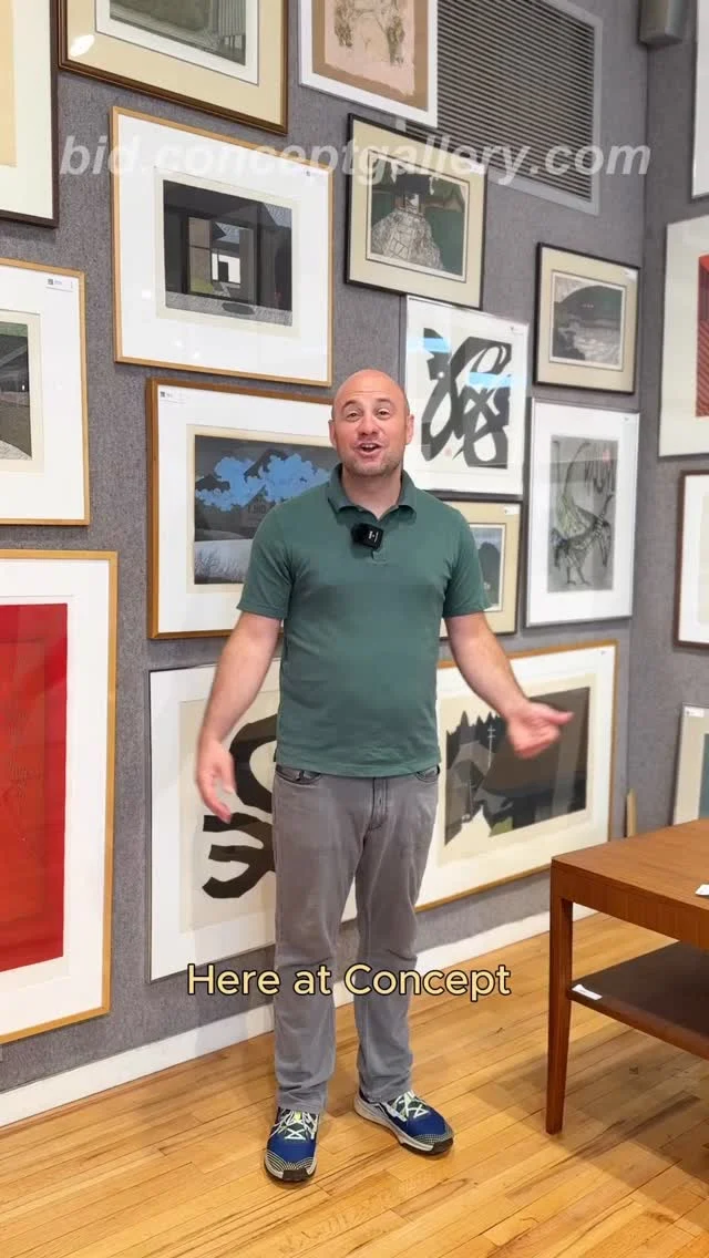 Get ready for our September 10th Online+ Auction 💥

…and definitely come by for in-person preview, from now until the start of the auction! 

Featuring Modern Prints, Japanese Woodblocks, Books & Photography. 

Pre-register today to be among the first to browse the catalog when it is posted 🌟

You know the drill, 
🔗 in bio: bid.conceptgallery.com 

**Bid with us directly to receive our lowest Buyers Premium we offer**

#onlineauction #books #rarebooks #modernprints #photography #japanesewoodblock #raresignatures #finebindings #originalgraphics #vintagephotography #alexkatz #annialbers #chentingshih #pierrealechinsky #herbertbayer #salvadordali #alheld #zaowouki #preregister