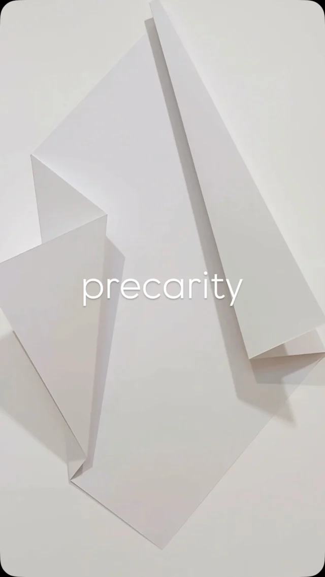 Precarity, an exhibition of new work by nationally renowned artist, Dee Briggs, explores folder paper as a departure point from her typical sculpture practice. 

Briggs explores the precarious nature of folded paper— tensions create an image that is constantly slipping away and turning into a new arrangement of shapes and forms. This kaleidoscope nature of the pieces speaks to both the personal and the universal experience of the moment. 

On display in our Upstairs Gallery until November 15th. 

Make your plan to visit our gallery before the exhibition closes! 

#deebriggs #precarity #foldedpaper #sculpture #conceptartgallery #conceptgallery #pittsburghartist